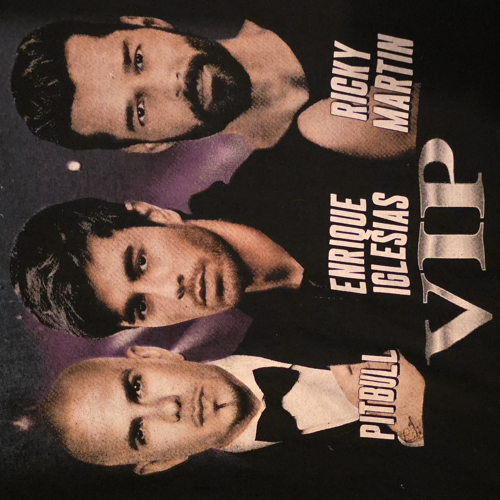Pitbull, Enrique Iglesias, Ricky Martin VIP Trilogy Tour Concert Tee